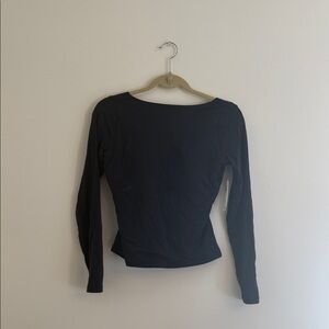 Abercrombie & Fitch Navy Long Sleeve Tee